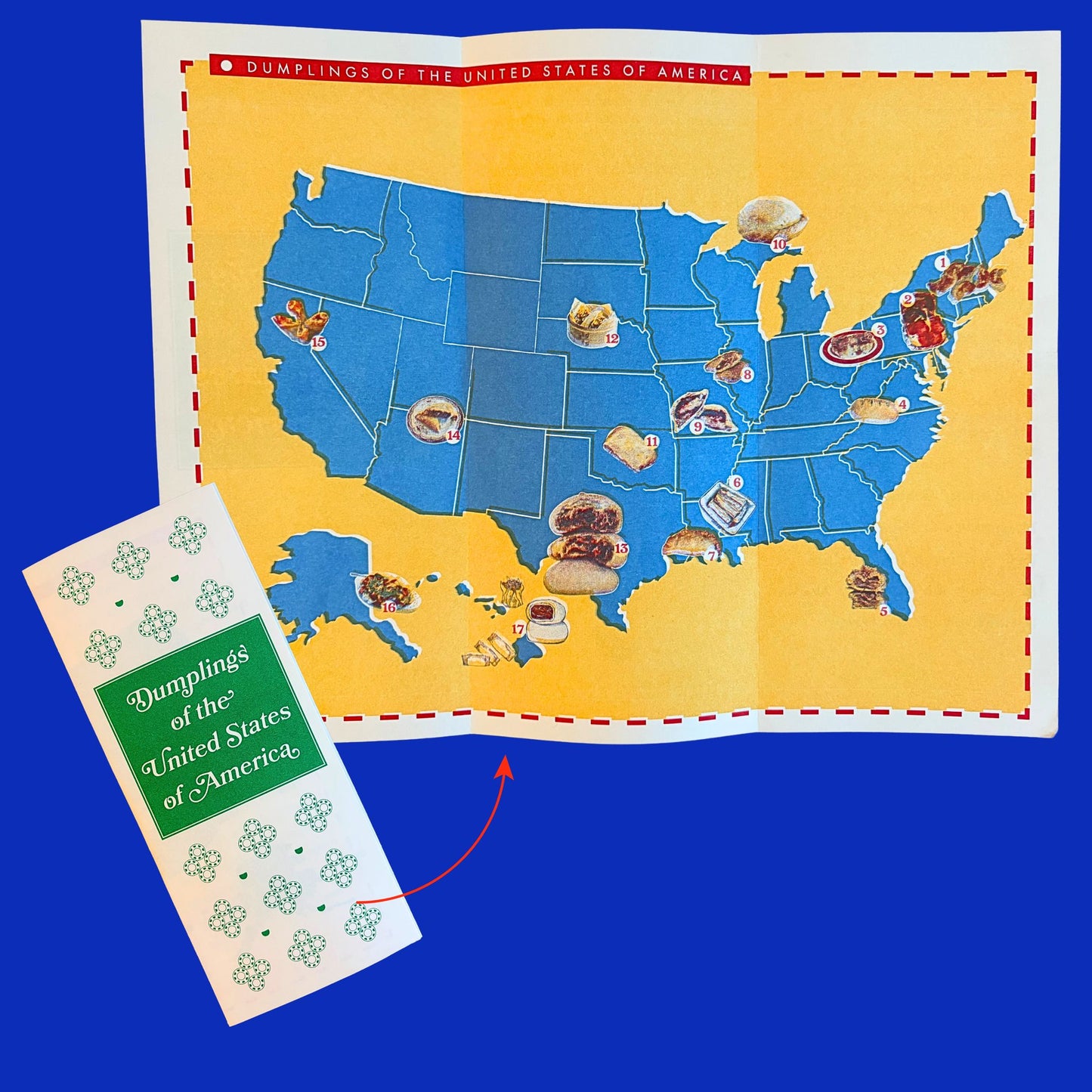 Dumplings of the USA Map