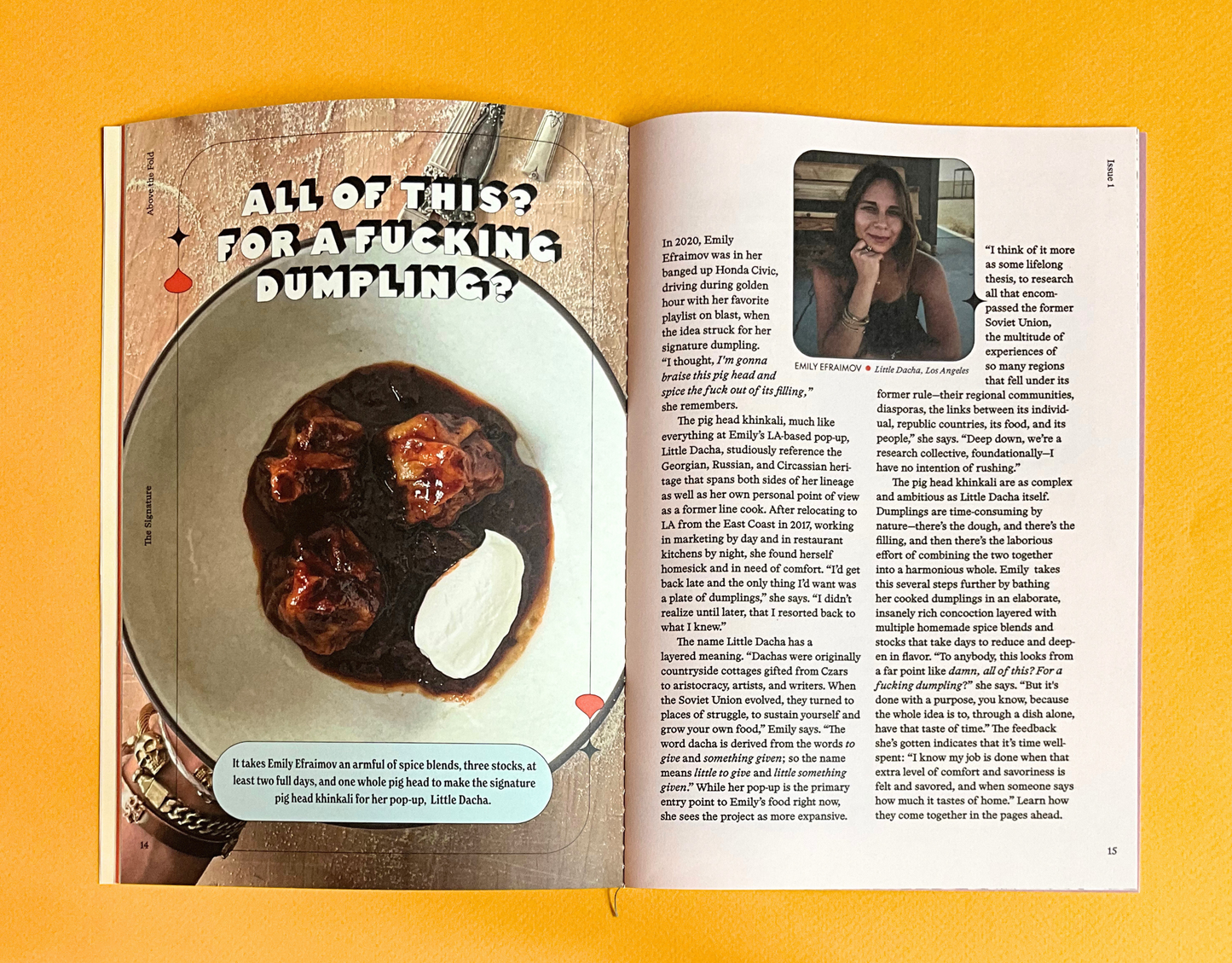 Above the Fold, Issue 1